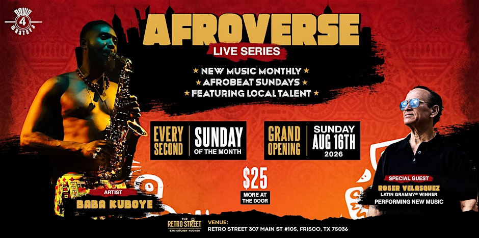 AFROVERSE LIVE - AFROBEAT SUNDAYS