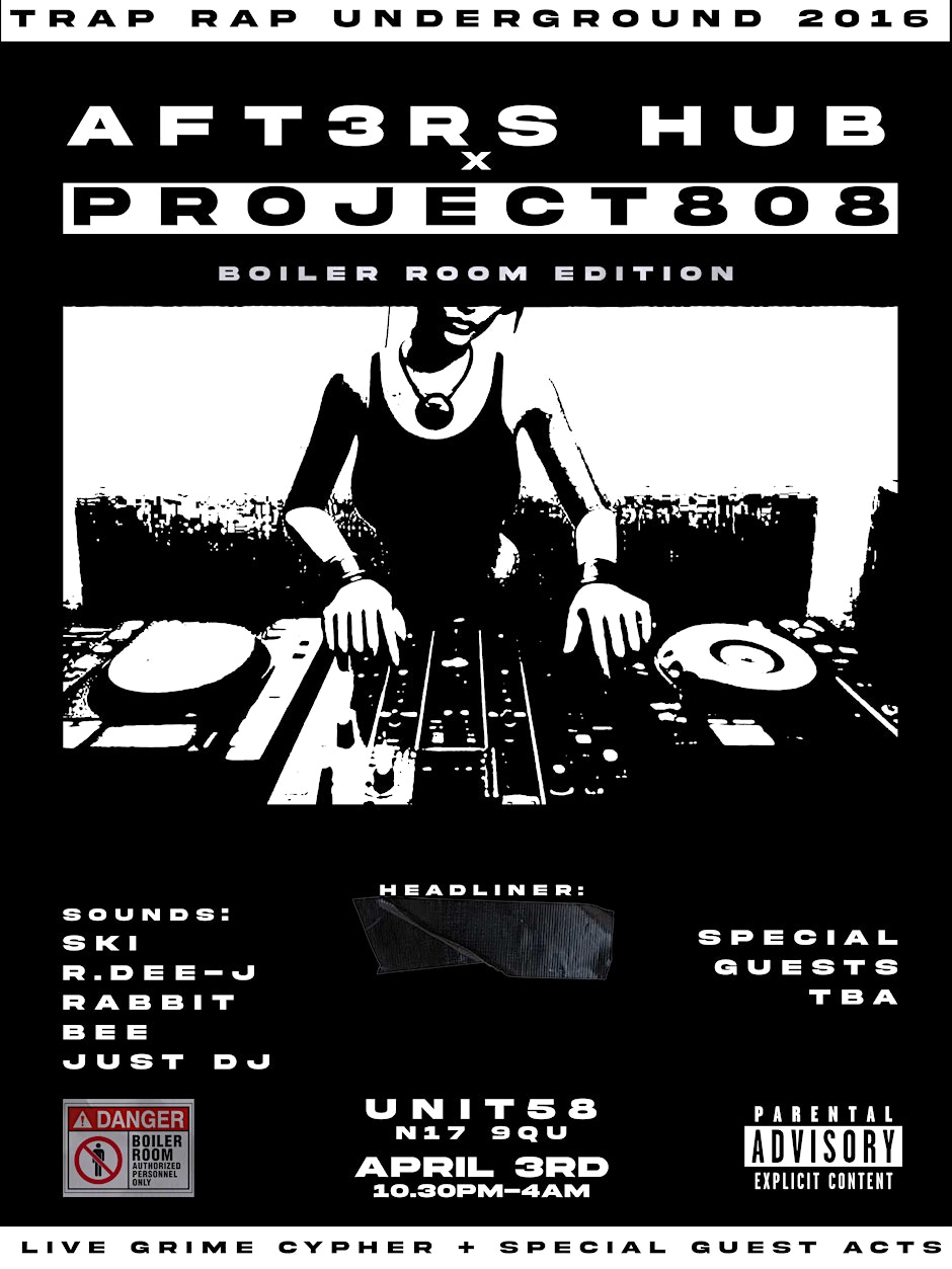 AFT3RS  x PROJECT808:BOILEROOM STYLE