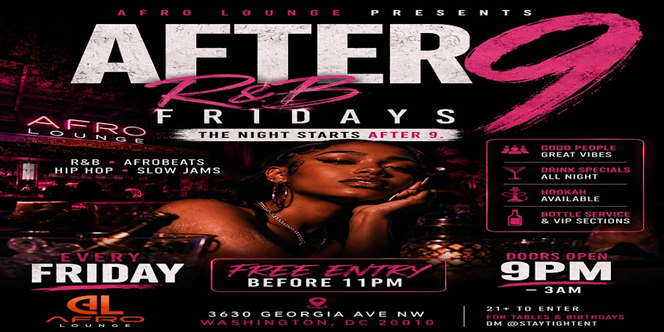 AFTER 9 R&B FRIDAYS