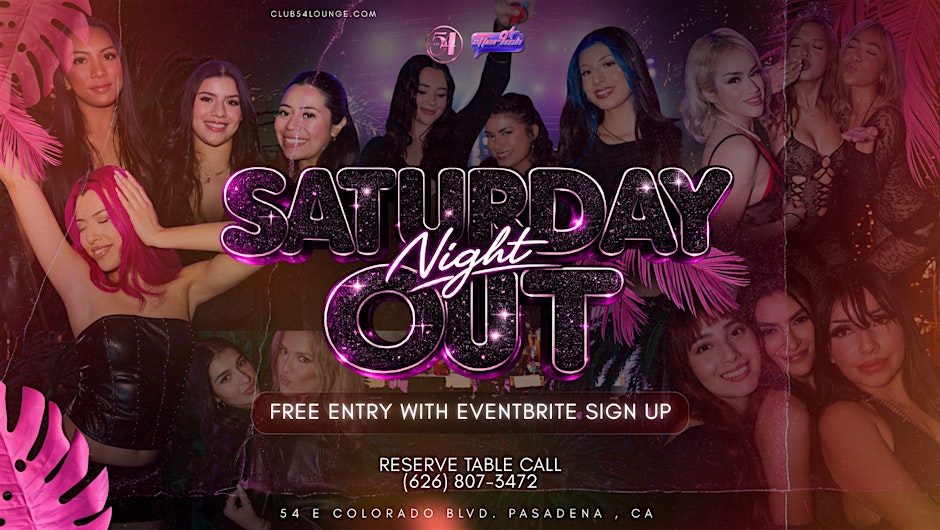 After 9ish at Club54 in Pasadena - Y2K, EDM, Reggaeton & Hip-Hop