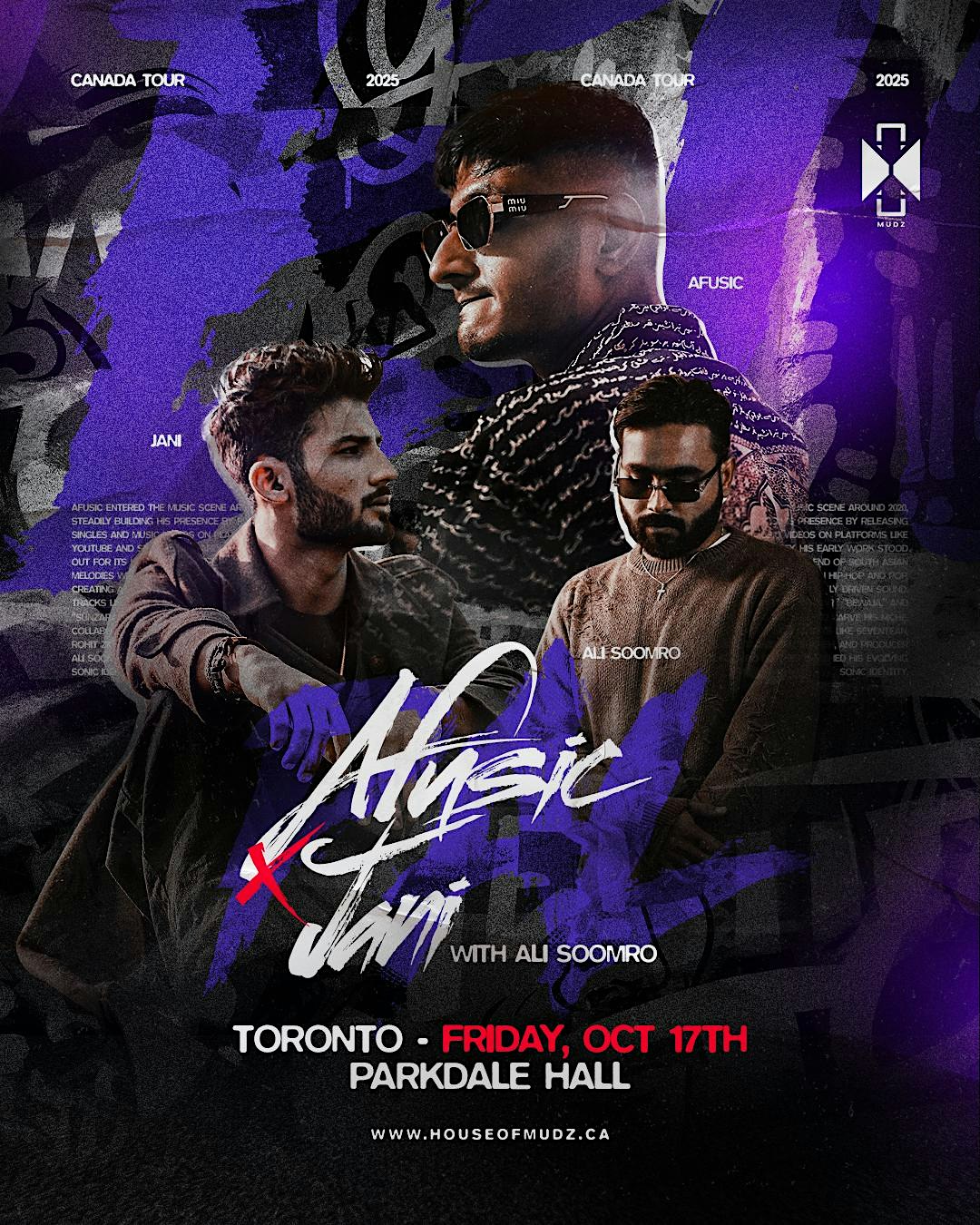 Afusic x JANI ft. Ali Soomro - Live in Toronto