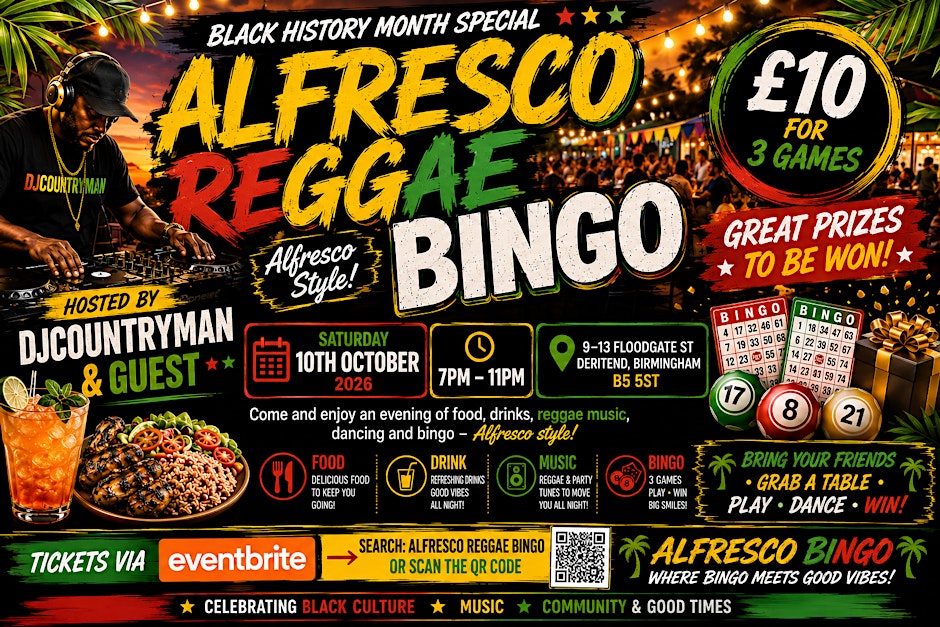 Alfresco Reggae Bingo