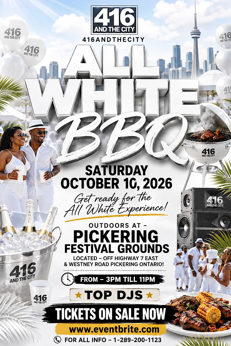 ALL WHITE 90'S OLD SCHOOL R&B & HIP HOP BBQ & COOKOUT