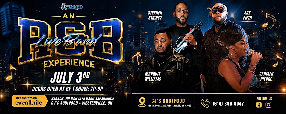 An R&B LIVE BAND Experience: Local Artists Perform Live!