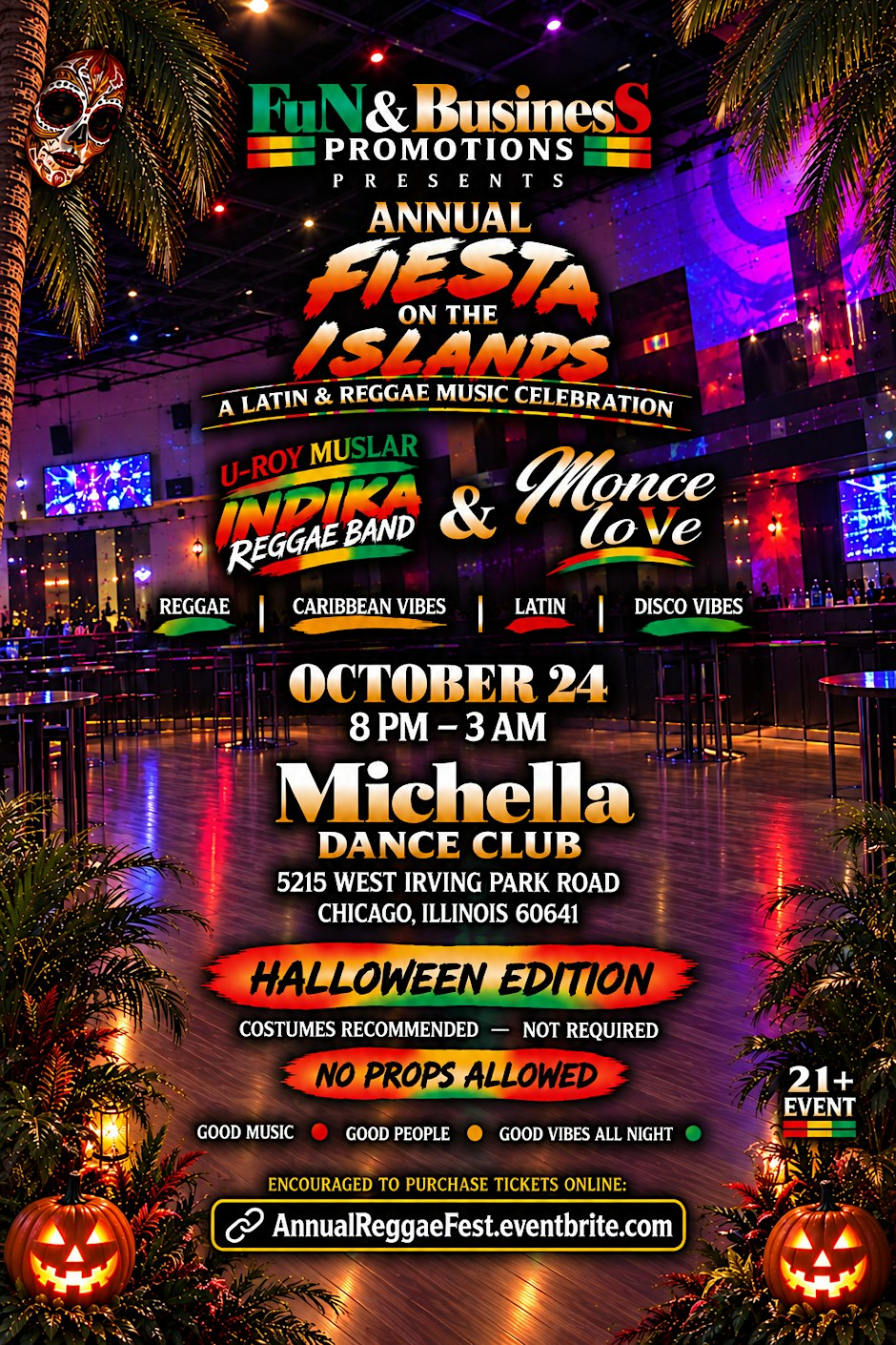 Annual Fiesta On the Islands (A Latin & Reggae music celebration)