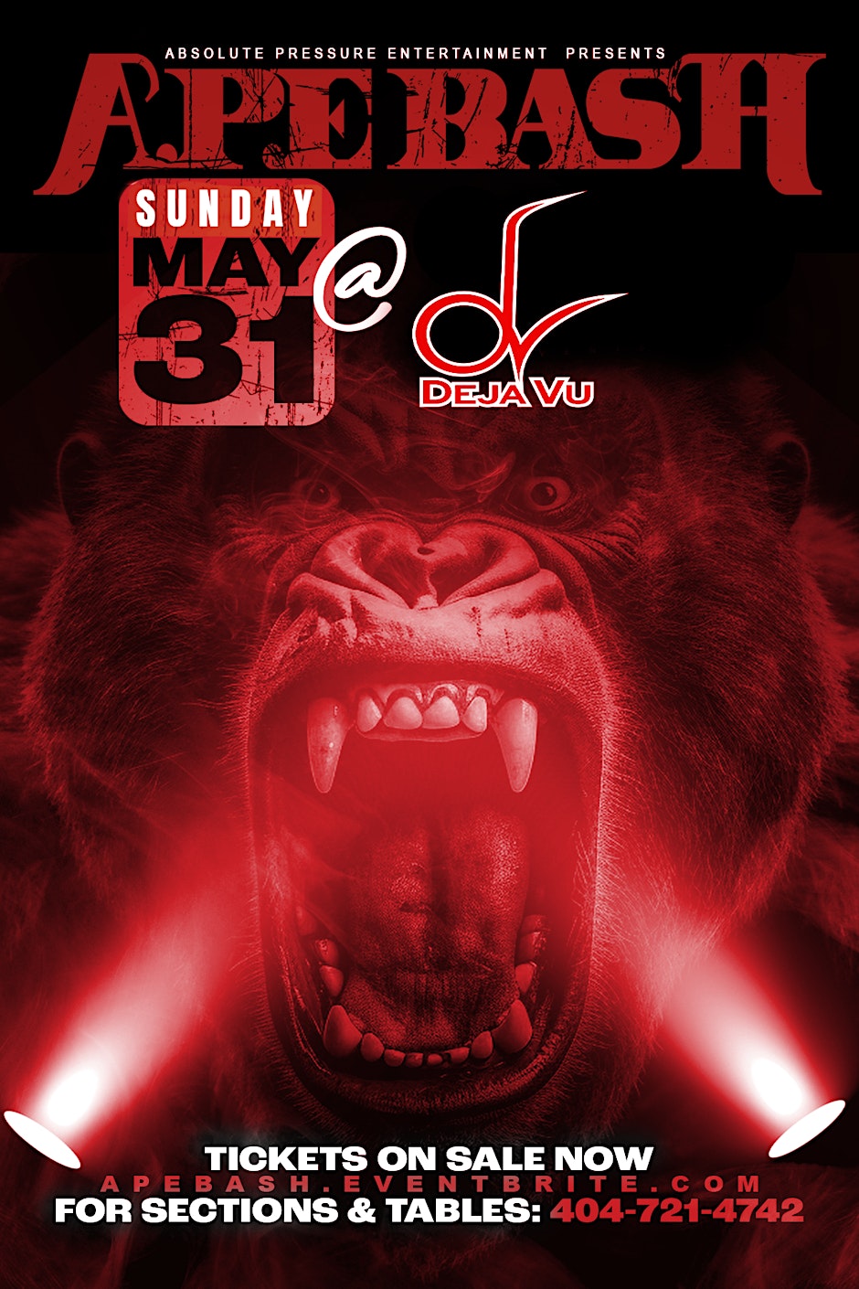APE BASH X HARDNARD PERFORMING LIVE Flyer