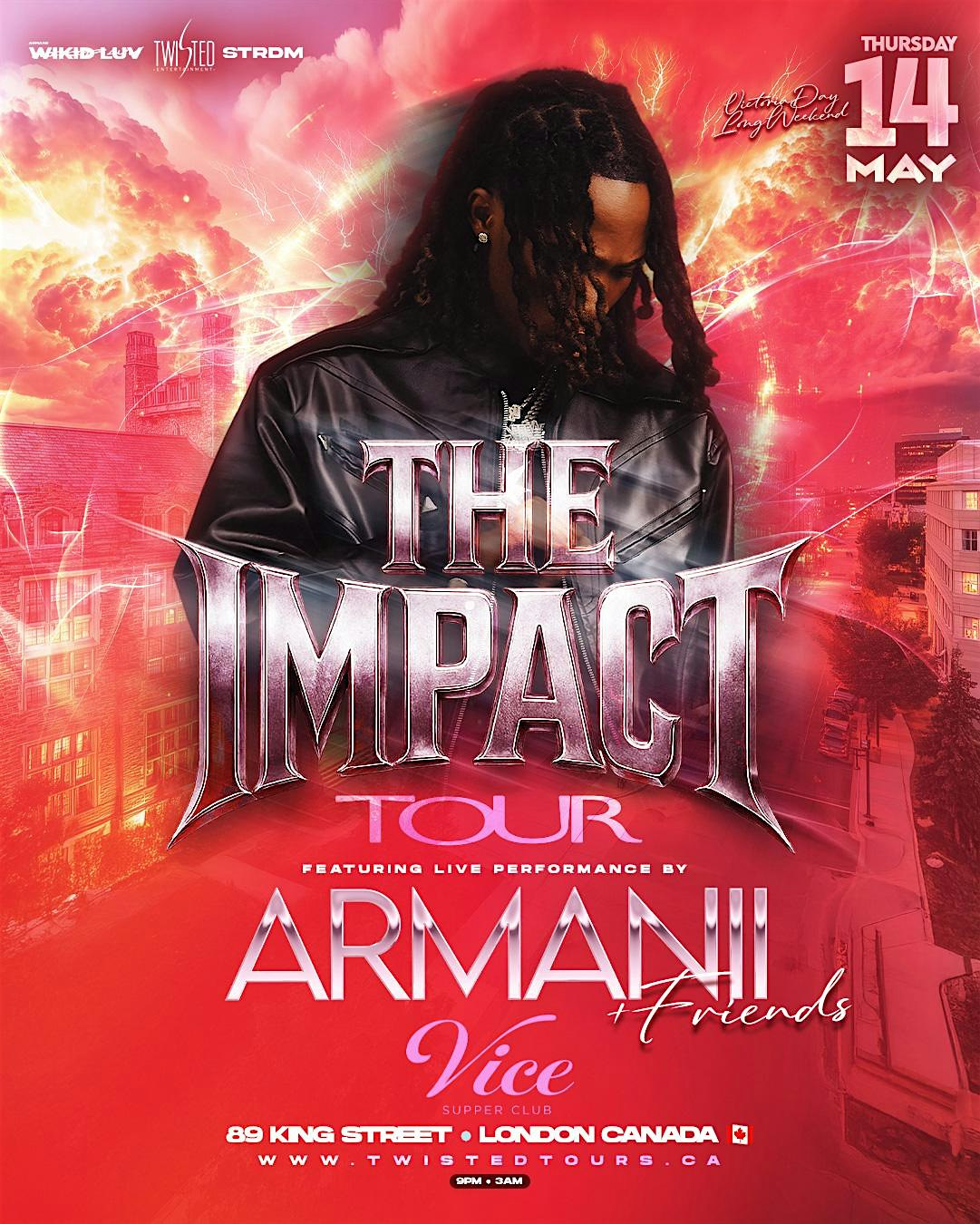 ARMANII Live In London | Impact Tour | Full Concert | May 14th 2026 Flyer