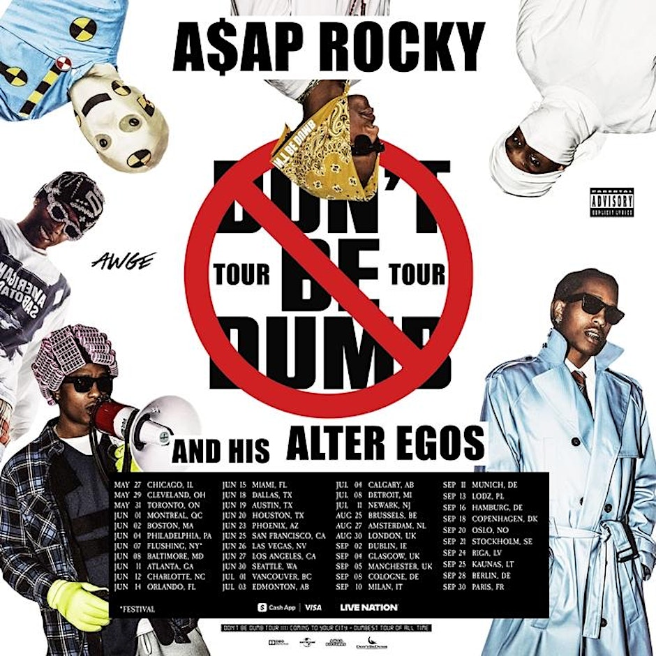 ASAP Rocky Live in Dallas TX, American Airlines Center Concert Tickets