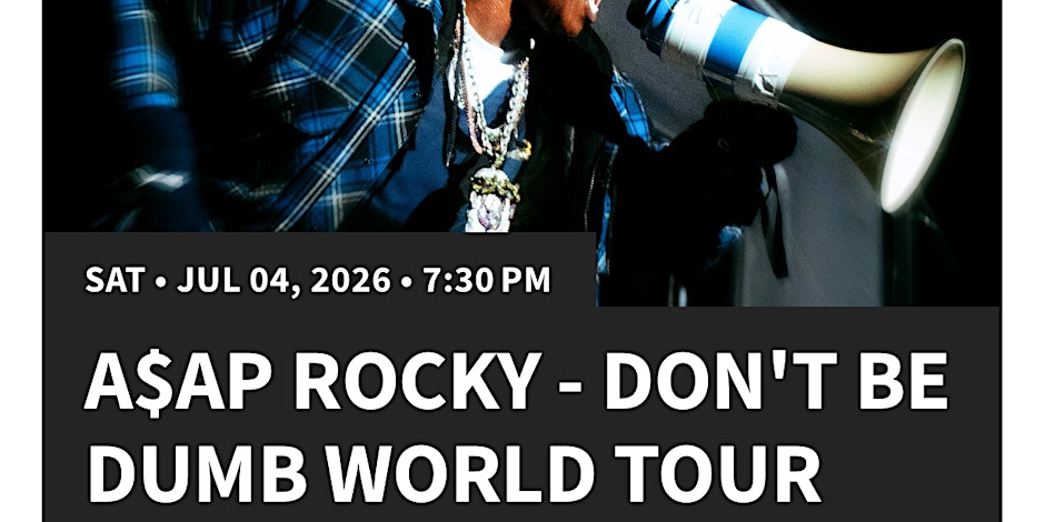 ASAP Rocky VIP GA ticket