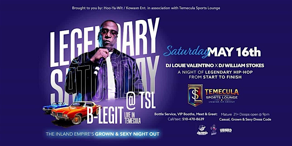 B-Legit  Live In Temecula