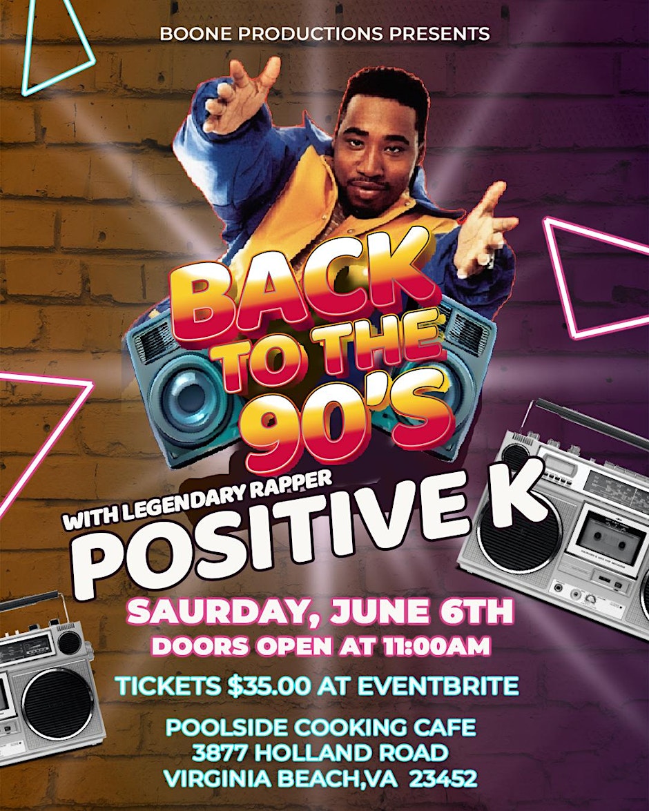 Back to the 90's with Legendary Rapper Positive K