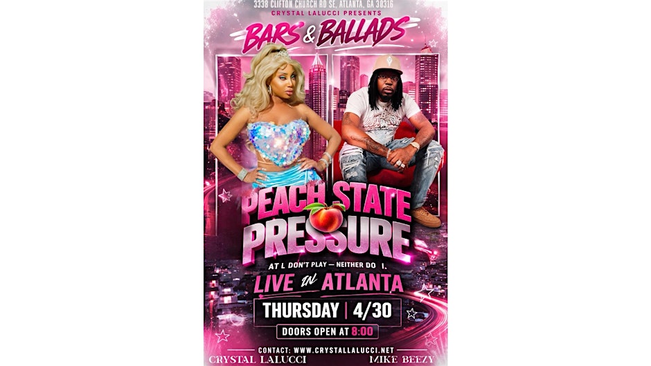 Bars & Ballads  “Peach State Pressure”