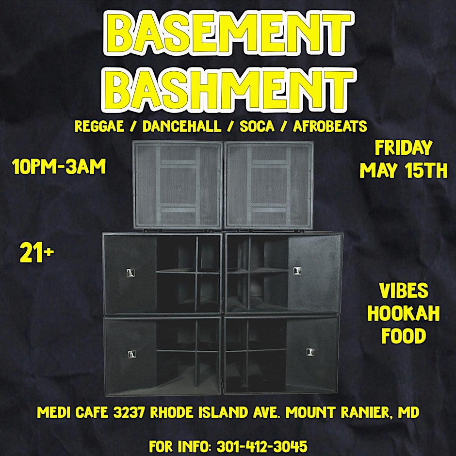 BASEMENT BASHMENT : REGGAE /SOCA / AFROBEATS & MORE