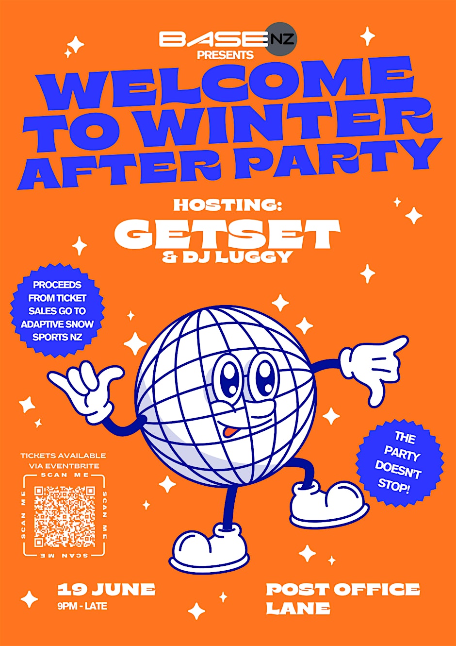 BaseNZ Welcome to Winter AFTERPARTY