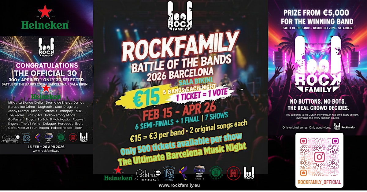 Battle of the Bands 2026 Barcelona Original Song Contest Final