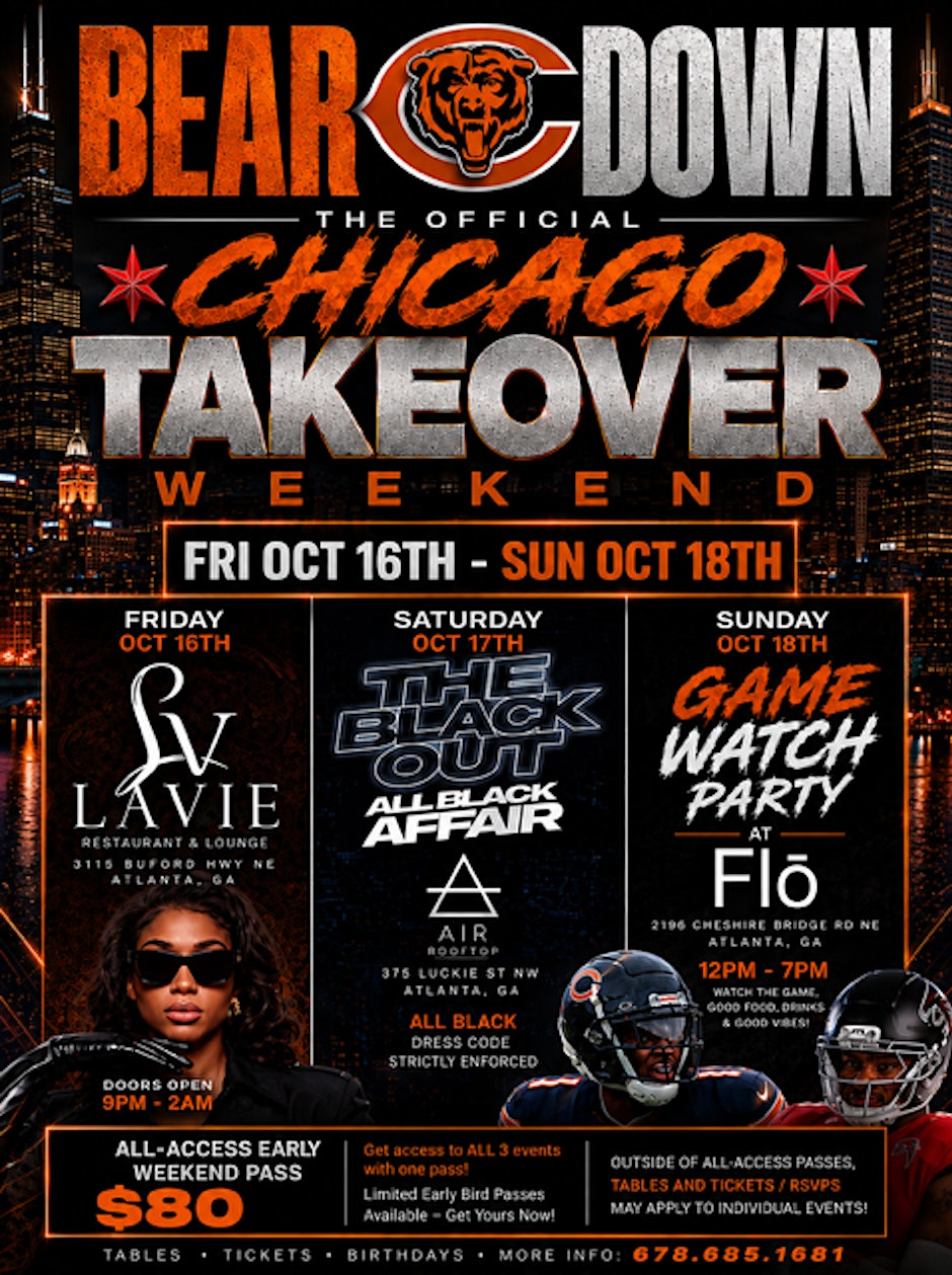(BEAR DOWN) THE OFFICIAL CHICAGO TAKEOVER WKND