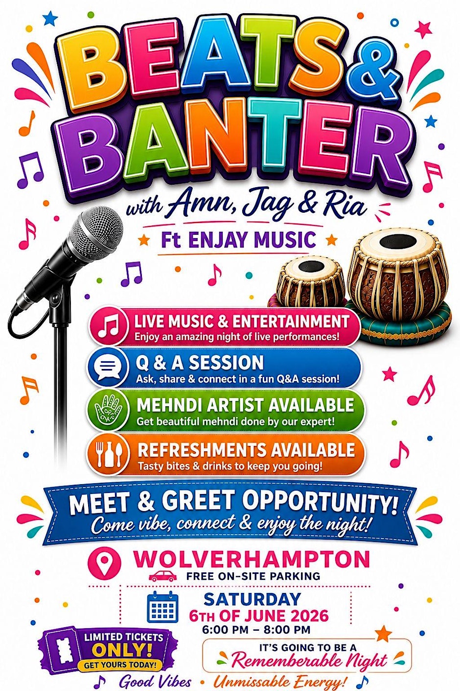 Beats & Banter With Amn Jag & Ria Ft Enjay Music