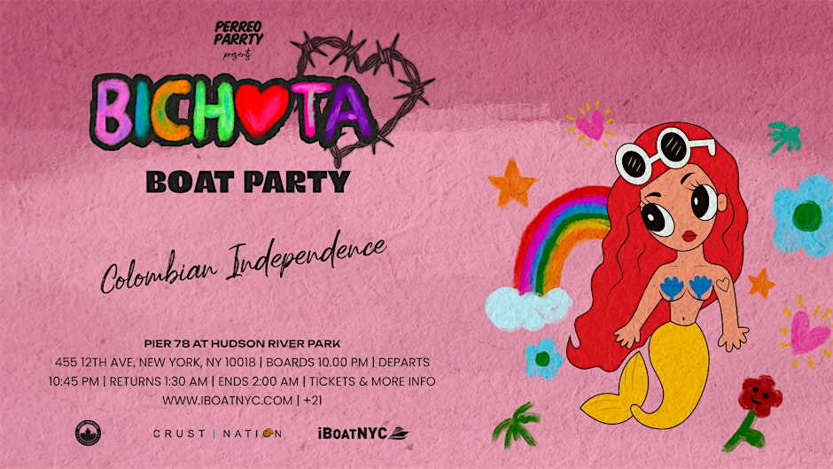 Bichota Boat - Karol G Tribute for Colombian Independence Day Boat Party