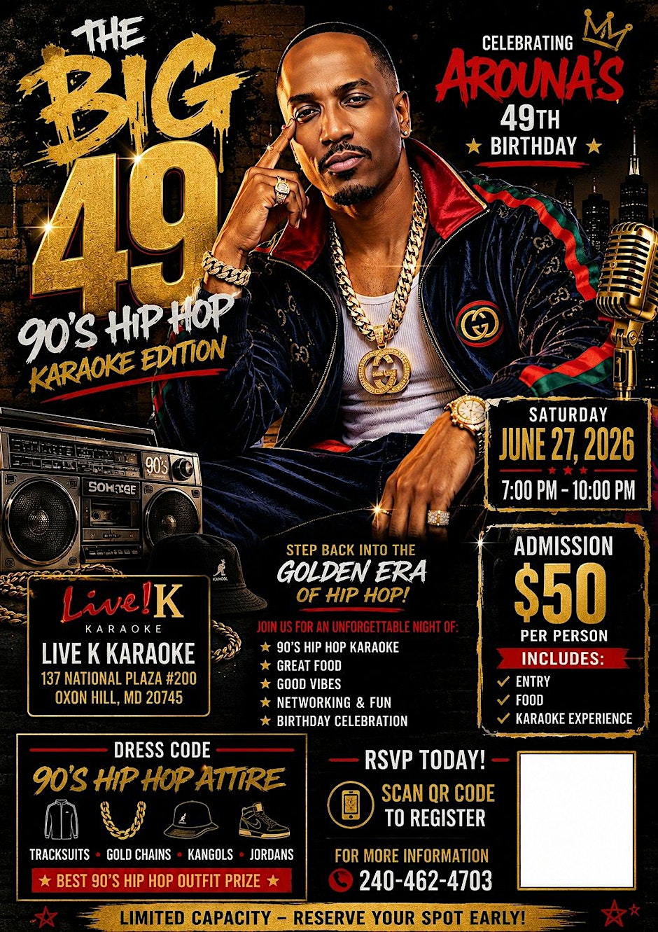 Big Ro's 90"s Hip Hop Karaoke Party