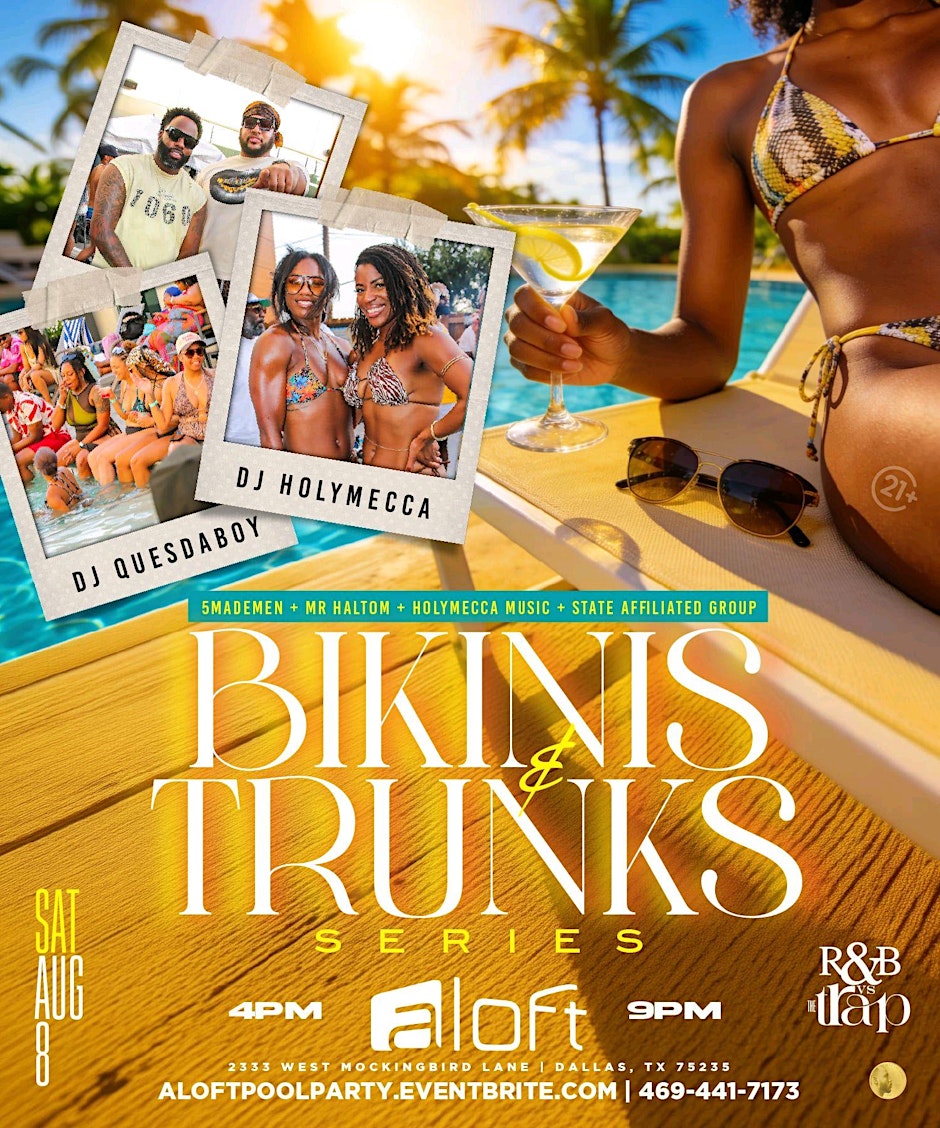 Bikinis & Trunks Pool Party Series :: R&B vs The Trap Edition