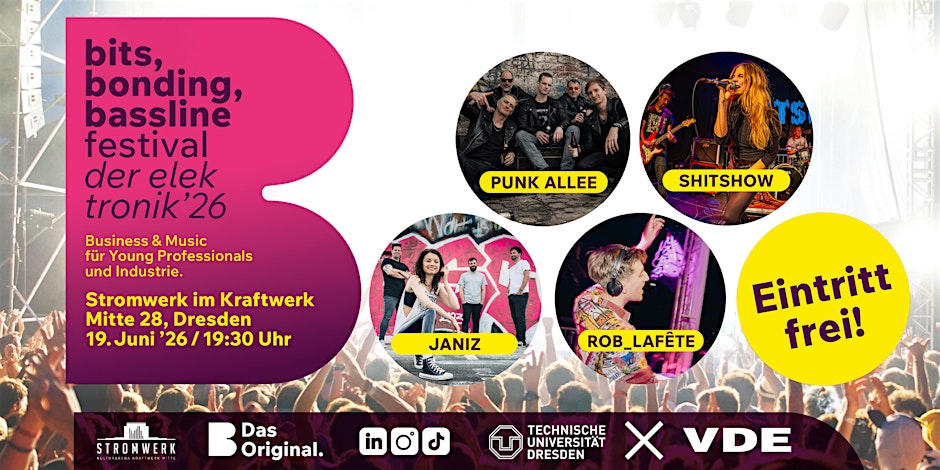 bits, bonding, bassline - 3B-Festival der Elektronik 2026