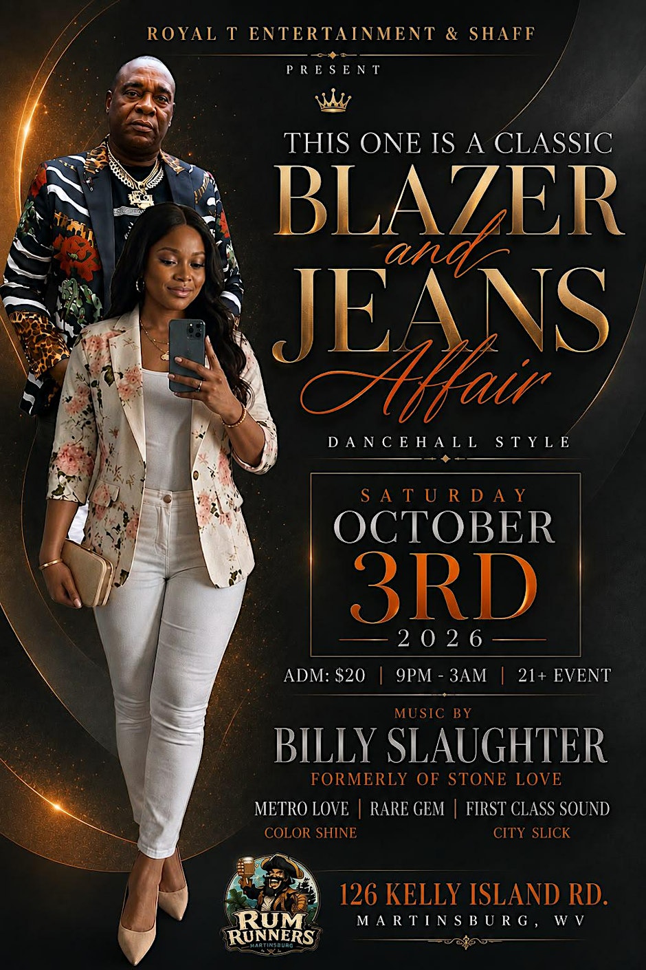 BLAZER AND JEANS AFFAIR DANCEHALL STYLE