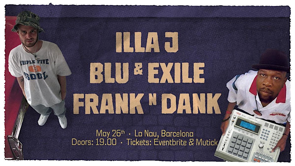 Blu & Exile, Illa J & Frank N Dank Live In Barcelona
