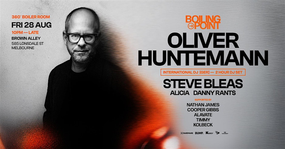 BOILING POINT | 28.08.26 | OLIVER HUNTEMANN [GER] | 360 BOILER ROOM