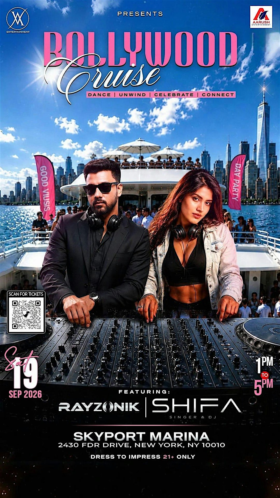 BOLLYWAVES – The End of Summer Cruise Party