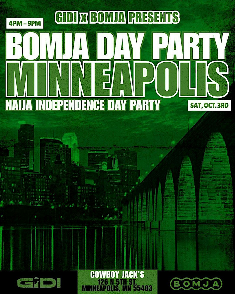 BOMJA  X  GIDI PRESENTS: NAIJA INDEPENDENCE DAY PARTY