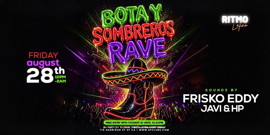 BOTA Y SOMBREROS RAVE