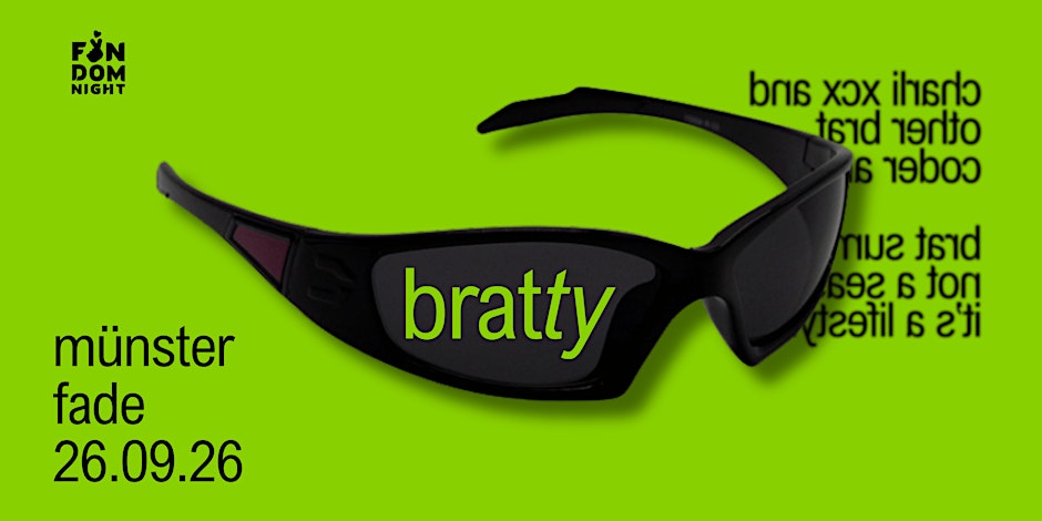 bratty • w/ charli xcx & other brat coded artists • münster