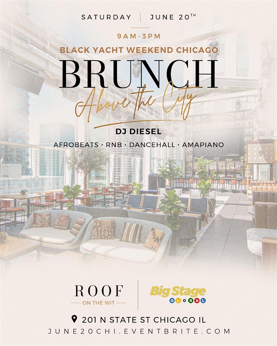 Brunch Above the City: Afrobeats, R&B, Amapiano, Dancehall
