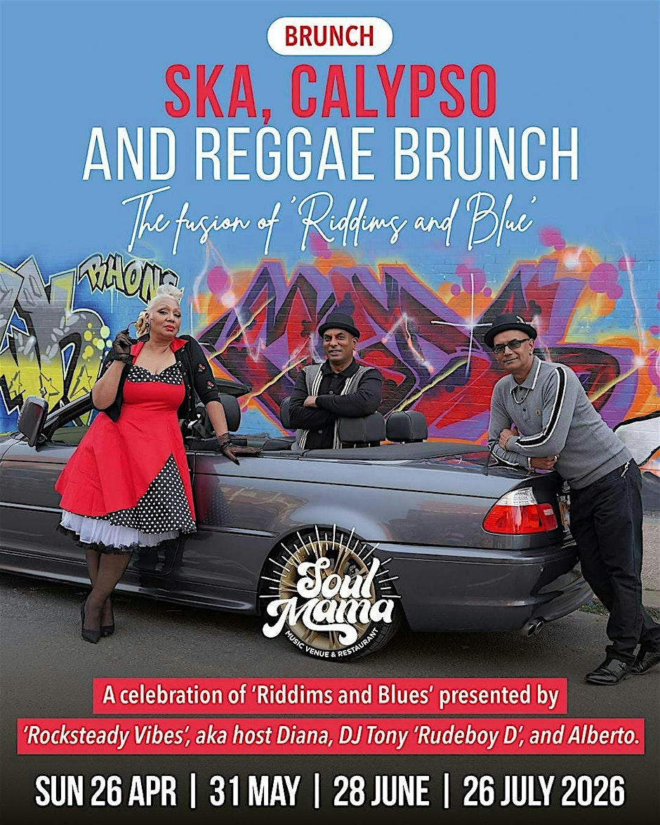 BRUNCH: SKA, Calypso and Reggae Brunch - The fusion of 'Riddims and Blue'