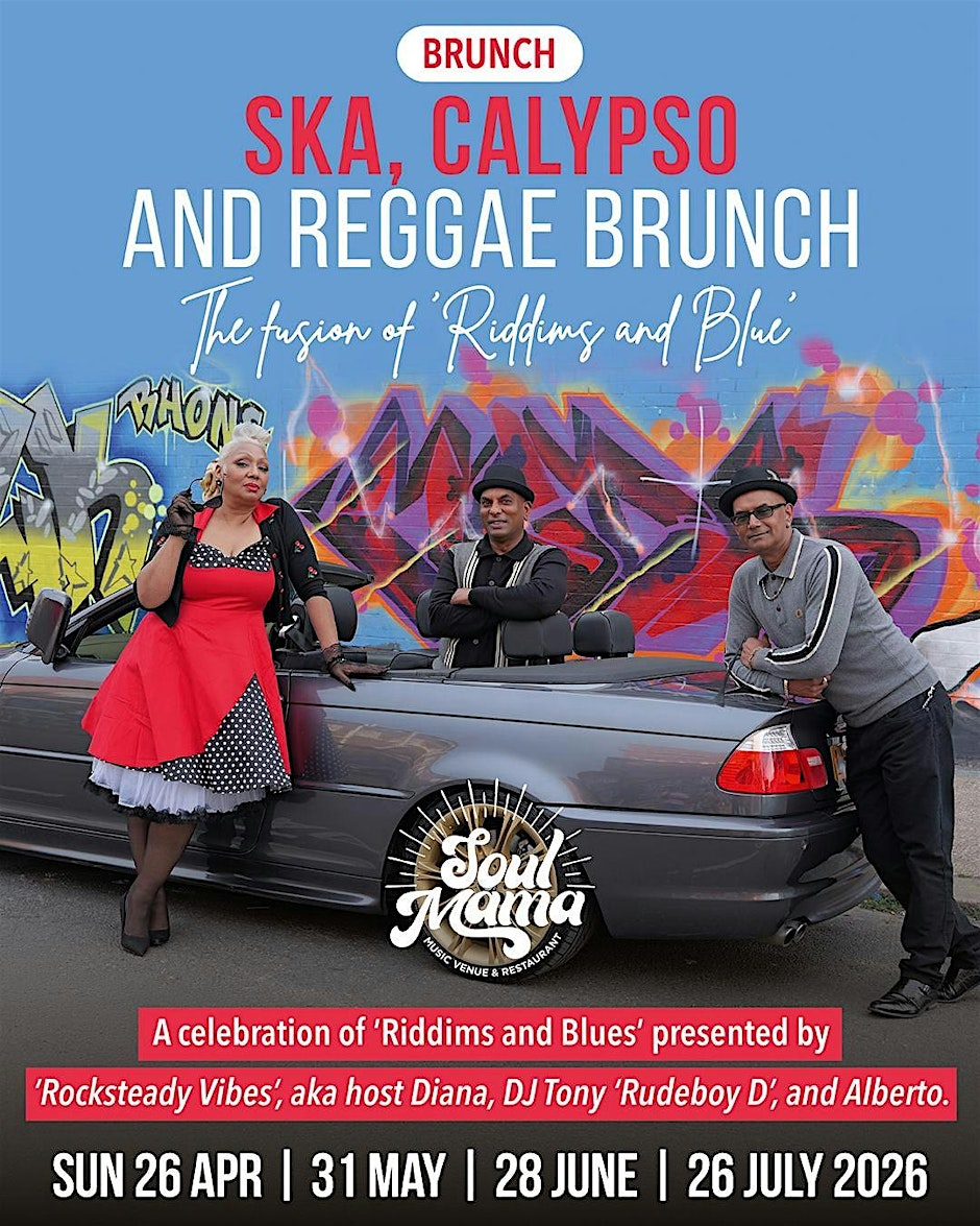 BRUNCH: SKA, Calypso and Reggae Brunch - The fusion of 'Riddims and Blue'