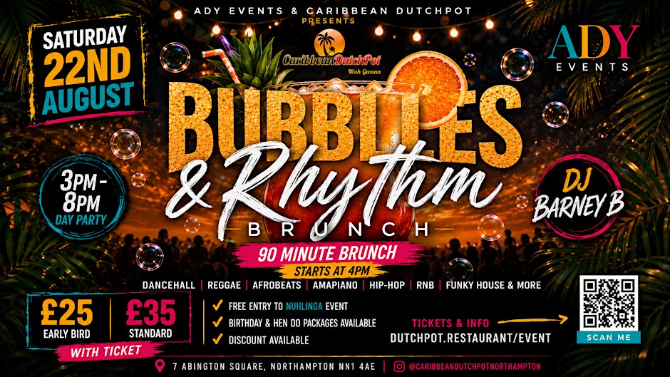 BUBBLES & RHYTHM 90 Brunch