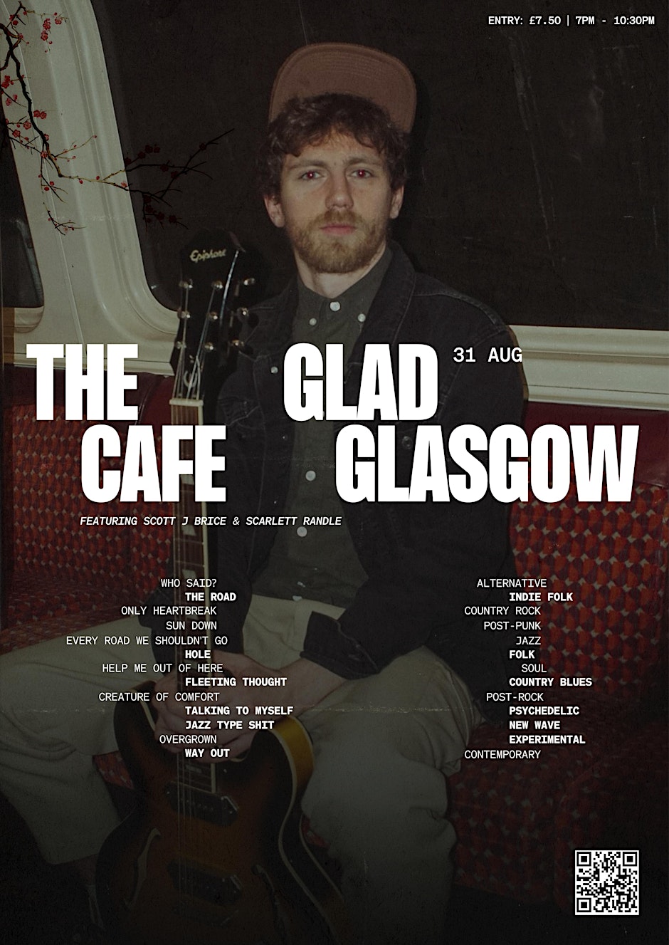 C.C. Gray + Friends @ Glad Cafe Glasgow