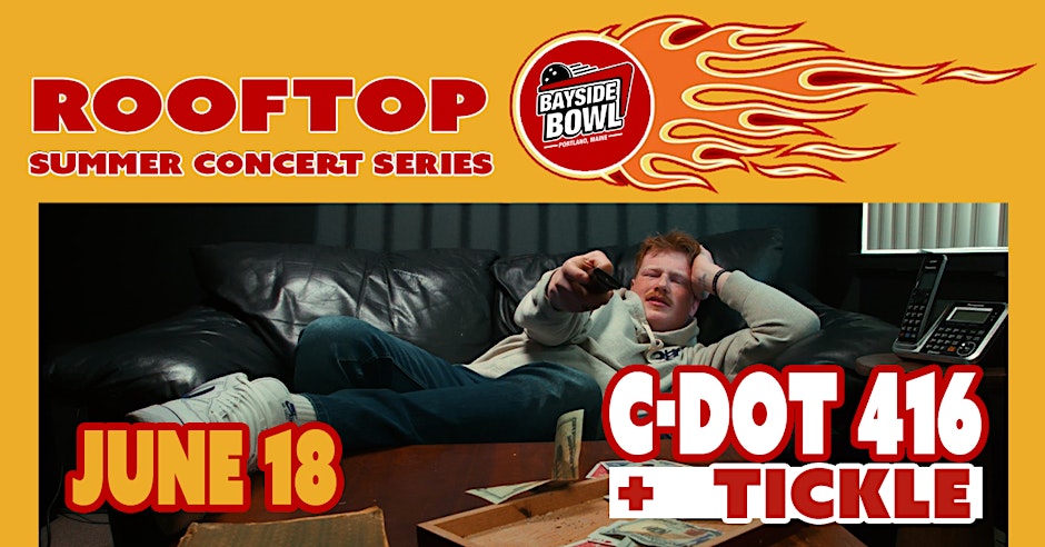 C-DOT 416 + TICKLE  live on the Bayside Bowl Roof | all-ages