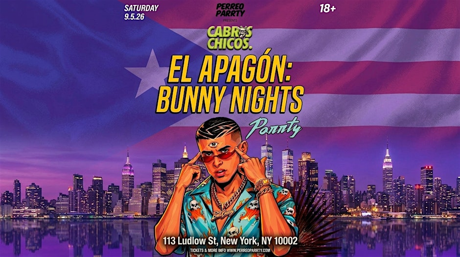 Cabros Chicos: El ApAgOn: Bunny Nights | Reggaeton Latin Party  (18+)