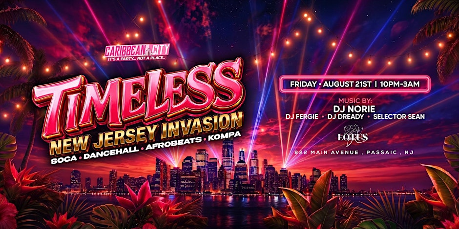Caribbean City | TIMELESS | Lotus Rooftop (NJ)