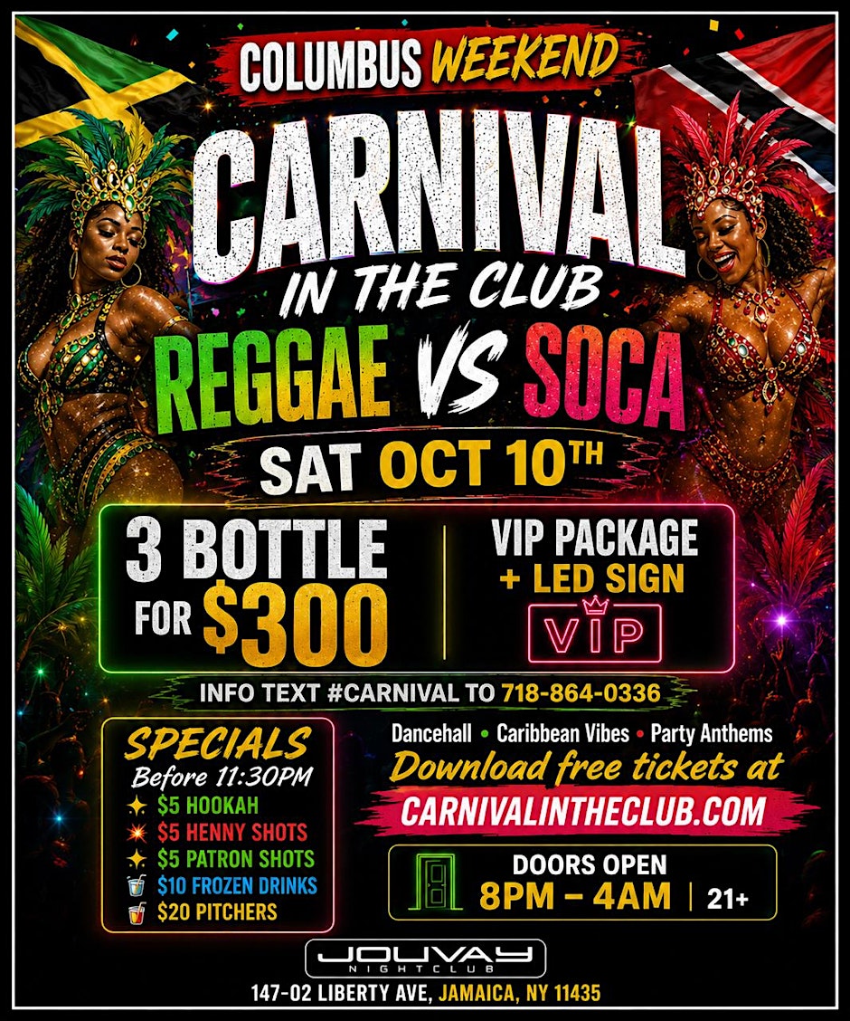 CARNIVAL IN THE CLUB @ JOUVAY NIGHTCLUB NYC