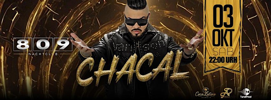 CHACAL DE CUBA LIVE 809CLUB Flyer