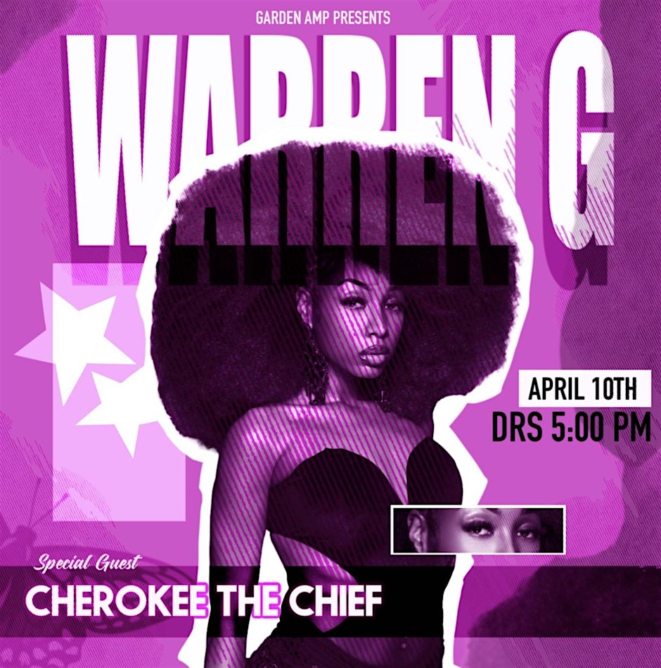 CHEROKEE THE CHIEF Opening for WARREN G  – Live in Garden Grove