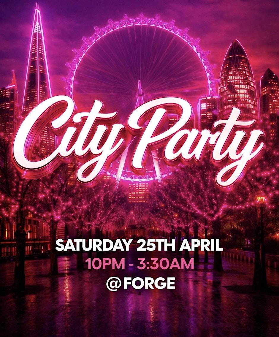 CITY PARTY (£5 B4 MIDNIGHT WITH A TICKET)