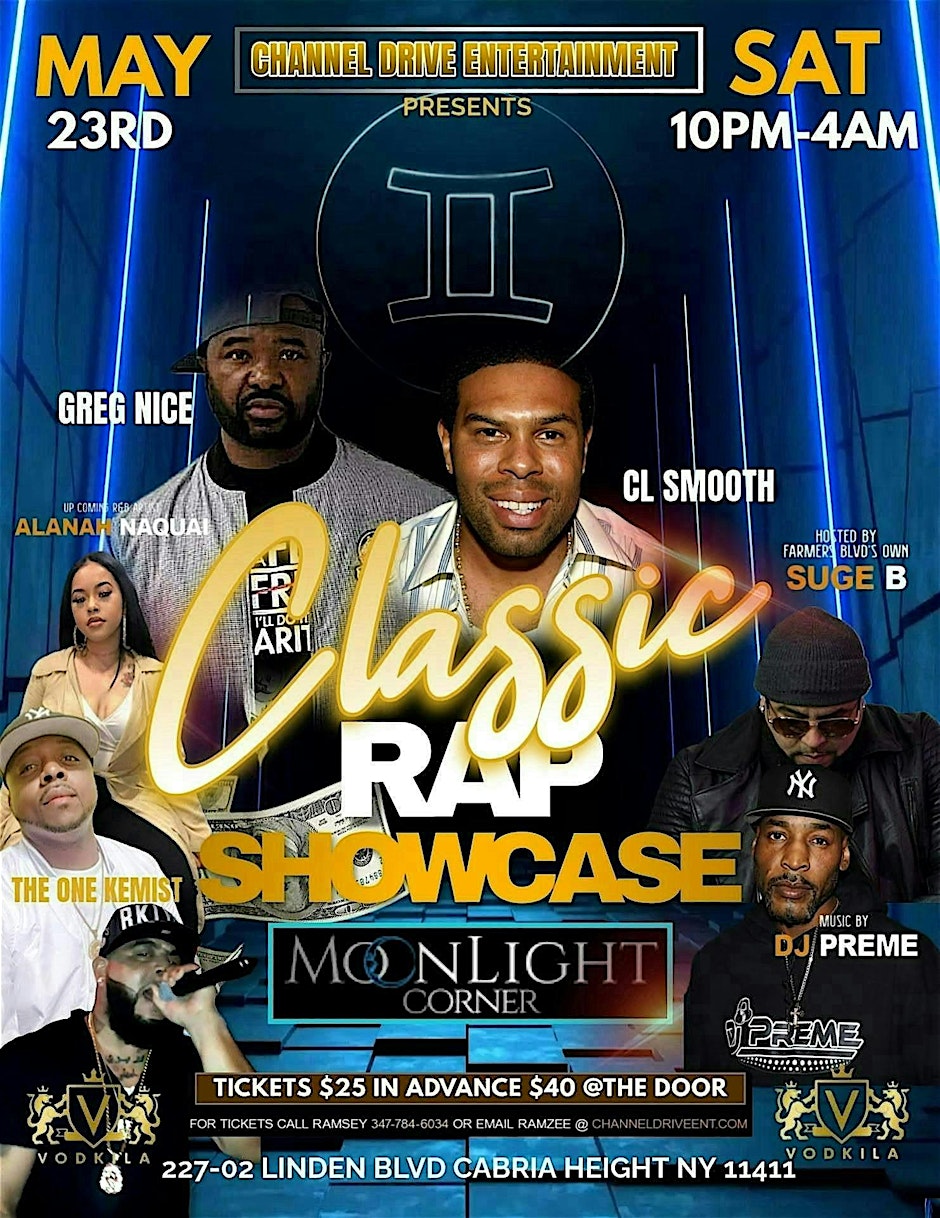 CL Smooth & Greg Nice – Queens Homecoming | An Intimate Hip-Hop Experience