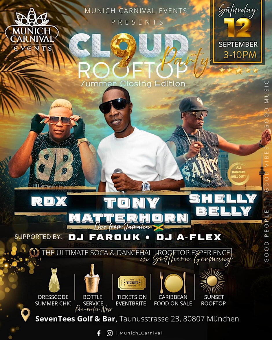 Cloud 9 - Caribbean rooftop party