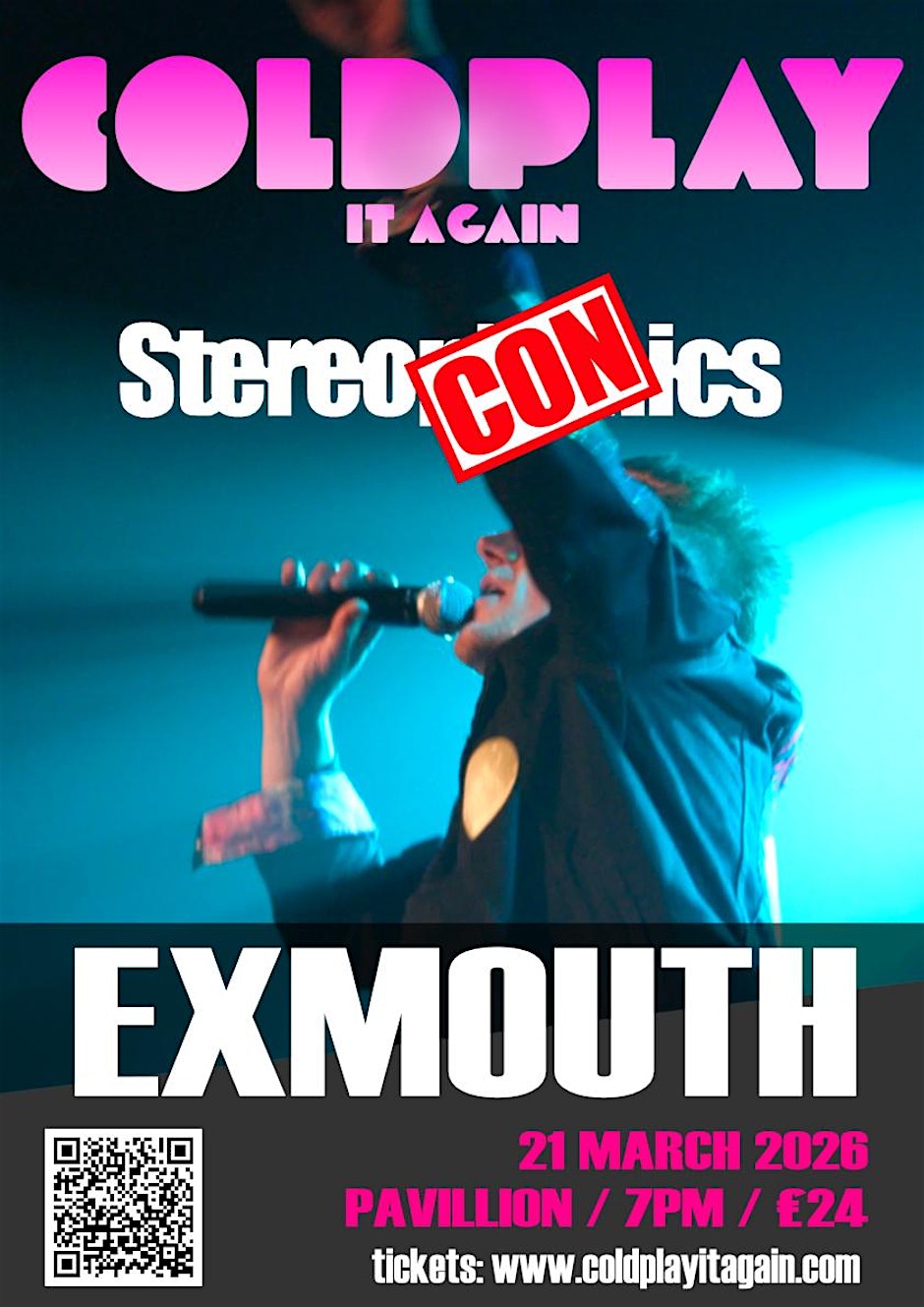 Coldplay vs Stereophonics tribute double Hull Asylum 11 September 2026