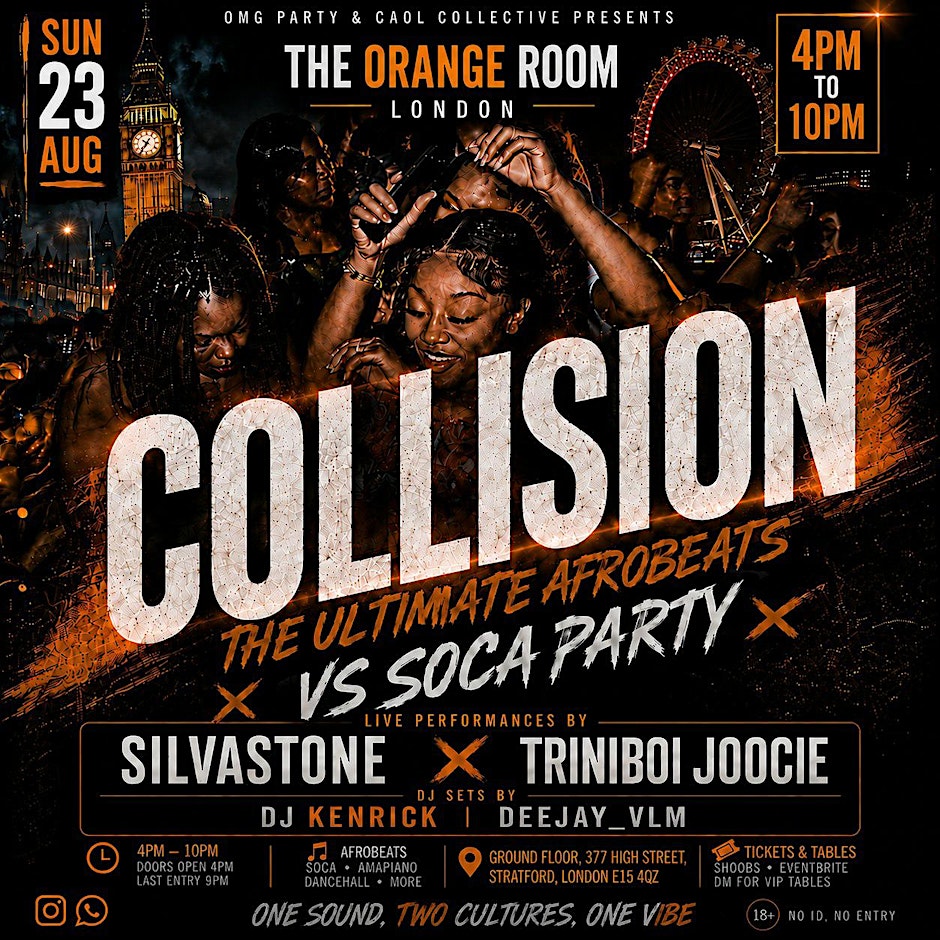 COLLISION presents The Ultimate Afrobeats X Soca Party