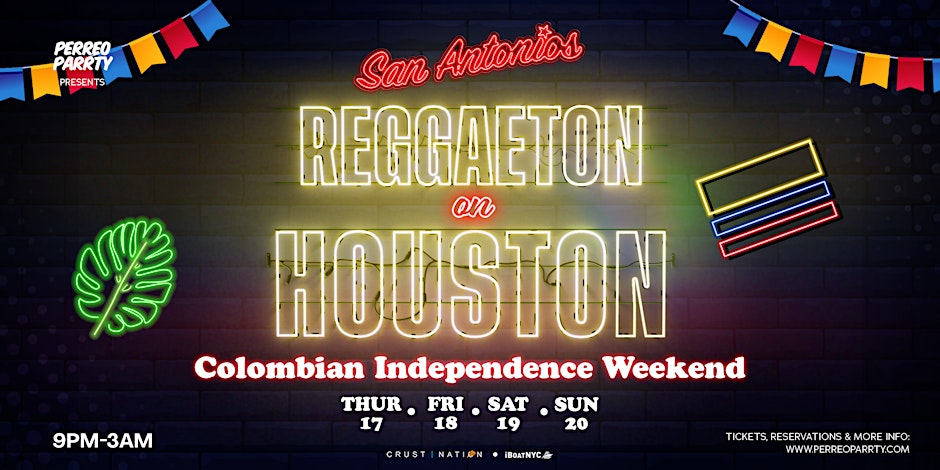 Colombian Independence Reggaeton on Houston - Latin & Reggaeton Party NYC