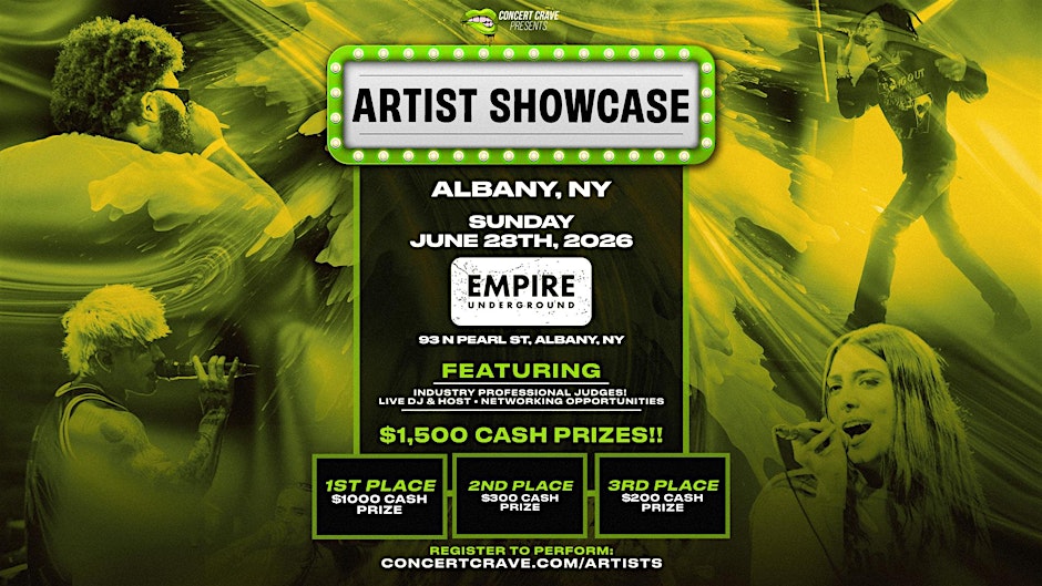 Concert Crave Artist Showcase - Albany, NY